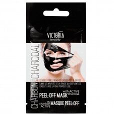 Victoria Beauty melna nolobāma sejas maska ​​ar aktivēto ogli, 10 ml