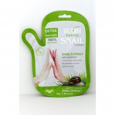 Victoria Beauty anti-wrinkle hand mask-gloves with snail secretion, 30g