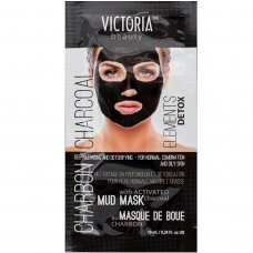 Victoria Beauty mud face mask with charcoal, 10ml