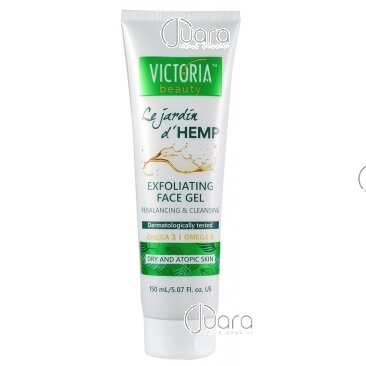 Victoria Beauty Hemp veido prausiklis su kanapių sėklų aliejumi, 150 ml