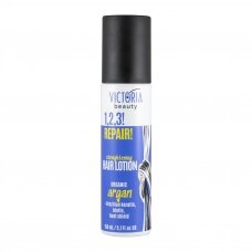 Victoria Beauty 1,2,3! Repair! Straightener for damaged hair with organic argan oil, 150ml