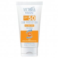 Victoria Beauty saules aizsargkrēms, SPF50, 50 ml