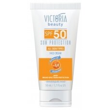 Victoria Beauty apsauginis kremas nuo saulės, SPF50, 50 ml