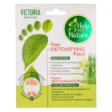 Victoria Beauty Патчи для ног детоксицирующие, 2 шт.