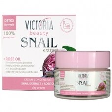 Victoria Beauty kremas-koncentratas su sraigių sekretu ir rožių aliejumi, 50 ml
