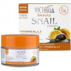 Victoria Beauty cream-concentrate with snail secretion and vitamins (B5, C, E), 50 ml