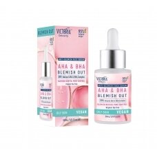 Victoria Beauty face serum with AHA and BHA acids, 30 ml (Short validity)