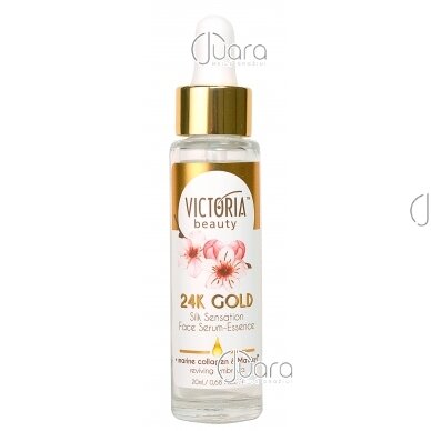 Victoria Beauty 24K aukso aktyvaus poveikio veido serumas, 30 ml