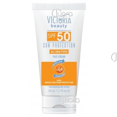Victoria Beauty apsauginis kremas nuo saulės, SPF50, 50 ml
